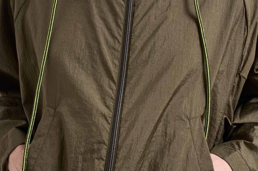 Giubbotto donna in tessuto tecnico verde oliva GI000356D 127017730 HERNO 