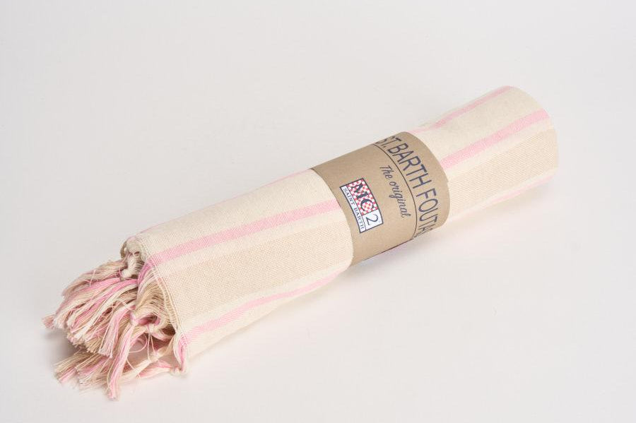 Telo mare Foutas Light rosa e panna FOUTASLIGHTN 02596L MC2 SAINT BARTH 