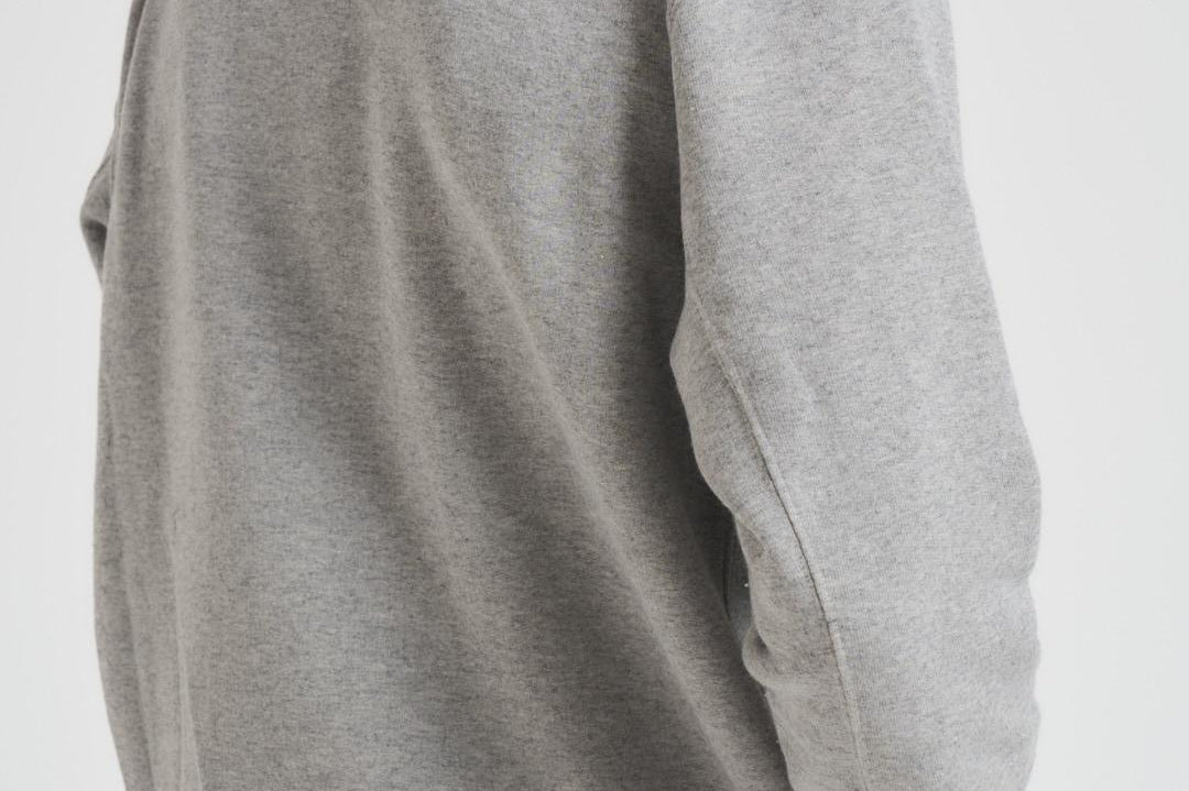 Felpa uomo College grigia SWPM U4HX AUTRY 