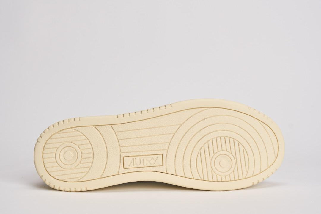 Sneakers uomo Medalist Low bianca e rossa AULM TB03 AUTRY 