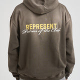 Felpa uomo con cappuccio grigio MLM4270 WASHED OLIVE REPRESENT 