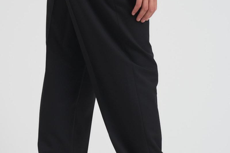 Pantalone uomo dritto nero BP165 PL127BL DROLE DE MONSIEUR 