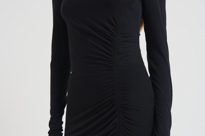 Abito donna Jelina lungo nero RO0349FB C3K01E01BK MARANT ETOILE 