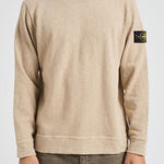 Felpa uomo girocollo beige 6100053 S0238V009A STONE ISLAND 