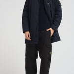 Cappotto uomo Micro Twill midi blu 7100007 S0026V0020 STONE ISLAND 