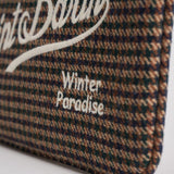 Pochette donna Parisienne Wool Pied de Poule verde PARISIENNE WLPDP5161 MC2 SAINT BARTH 