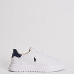 Sneakers uomo RLite Court bianco e blu 809974097 001 RALPH LAUREN 