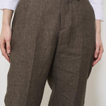 Pantalone donna marrone melange ALICEL LM104BROWN BERWICH 