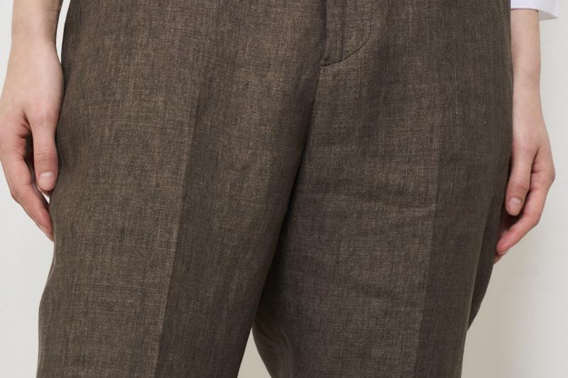 Pantalone donna marrone melange ALICEL LM104BROWN BERWICH 