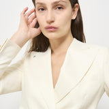 Giacca donna doppiopetto panna 2156 542501 L.B.M. 