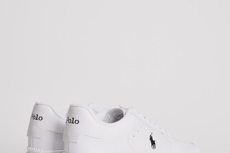 Sneakers uomo Masters Court bianche 809891791 009 RALPH LAUREN 