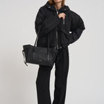 Giacca con cappuccio donna GONY BLACK IRO 