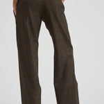 Pantalone donna Lisetta gessato marrone PA0569FA C3F01I50DZ ISABEL MARANT 