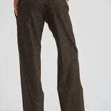 Pantalone donna Lisetta gessato marrone PA0569FA C3F01I50DZ ISABEL MARANT 