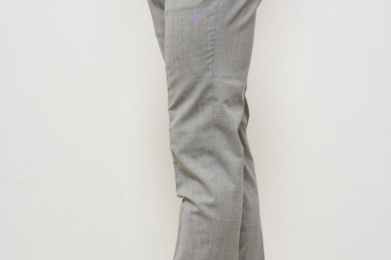 Pantalone uomo con pinces grigio RETRO FA1755XLIGHT GREY BERWICH 