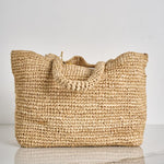 Borsa donna in rafia Saint Tropez j'arrive RAFB002 01554F11 MC2 SAINT BARTH 