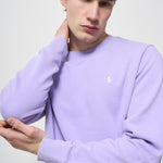 Felpa uomo girocollo lilla 710916689 028 RALPH LAUREN 