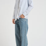 Camicia uomo a righe celeste 710549084 009 RALPH LAUREN 