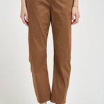Pantalone donna Buddy marrone S6SK44 T89 SEMICOUTURE 
