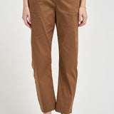 Pantalone donna Buddy marrone S6SK44 T89 SEMICOUTURE 