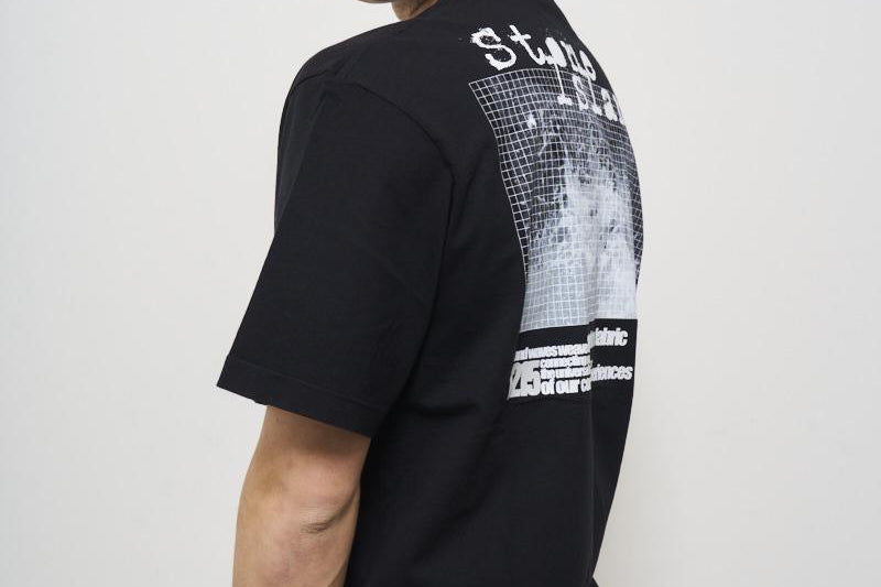 T-shirt uomo girocollo nera 2100016 S0093V0029 STONE ISLAND 