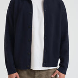 Cardigan Sarichard dritto in lana uomo blu M25300038 SALUTE SAMSØE SAMSØE 