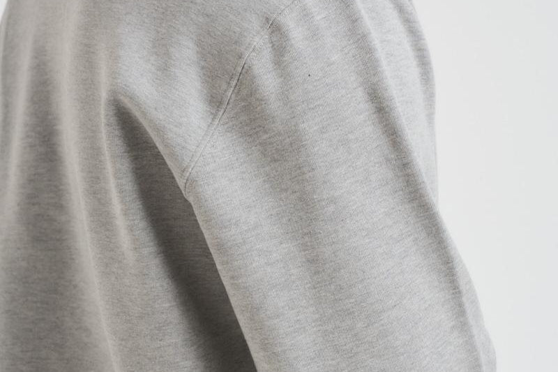 Felpa uomo girocollo grigia crew neck M00018105 GREYMEL SAMSØE SAMSØE 