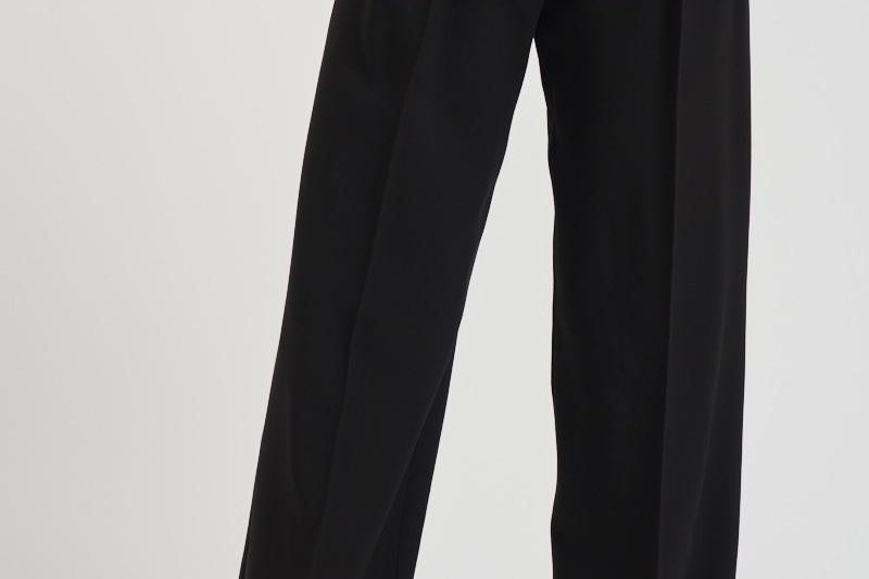 Pantalone con pence donna 14049 8005NERO FORTE FORTE 