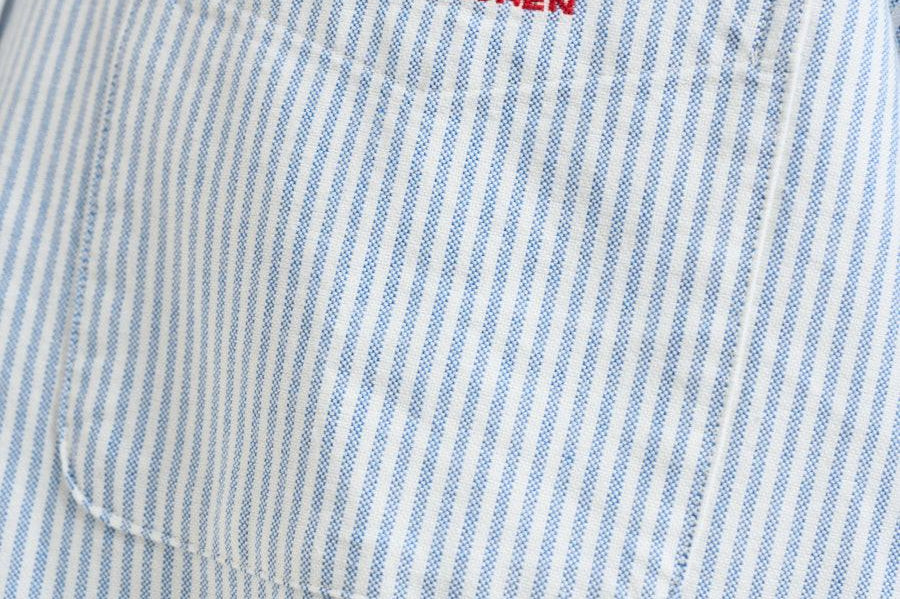 Camicia uomo Oxford gessata celeste 710B14607 001 RALPH LAUREN 