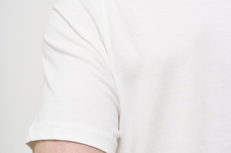 T-shirt girocollo bianco TSPM A7CW AUTRY 