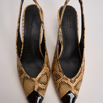 Slingback donna in pelle pitonata 1159843091 JOJOBA3091 ROTATE 