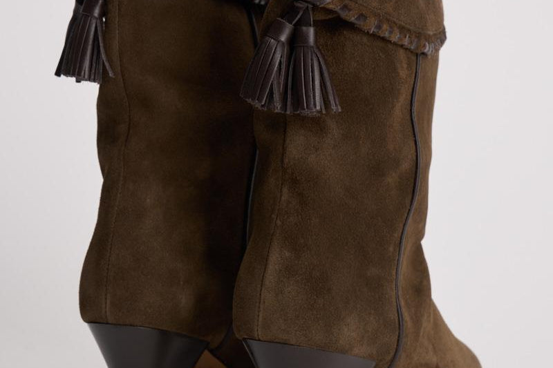 Stivale in camoscio drappeggiato BO0188FB C1A20S50BZ ISABEL MARANT 
