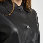 Giubbotto donna in ecopelle nero 8200 BLACK SWORD 6.6.44 