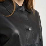 Giubbotto donna in ecopelle nero 8200 BLACK SWORD 6.6.44 