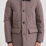 Piumino uomo Cloud Artic Parka tortora OU2092 7425 WOOLRICH 