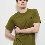 T-shirt uomo girocollo verde NF0A87NG PIB1 THE NORTH FACE 