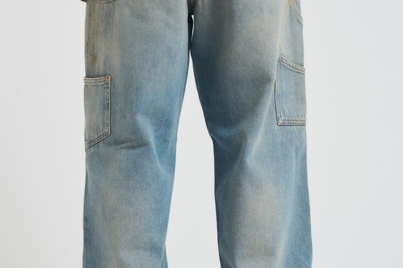 Jeans uomo Journey denim chiaro e sabbia GMP01942 P00208350491 GOLDEN GOOSE 