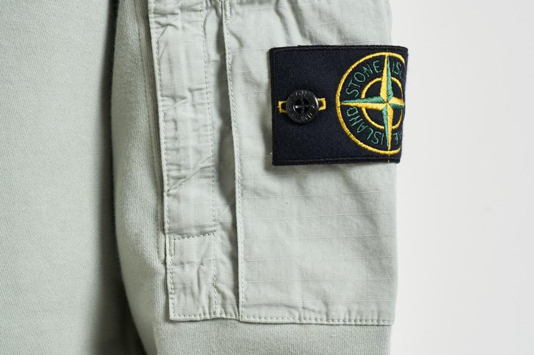 Felpa uomo girocollo menta 6100019 S0410V0055 STONE ISLAND 