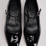 Ballerina in pelle finitura lucida FLRAZS08FL BLACK AEYDE 