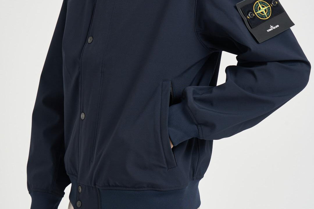 Giacca uomo con cappuccio blu 4100118 S0A22V0020 STONE ISLAND 