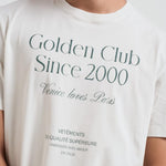 T-shirt uomo girocollo bianca GMP01220 P00225411616 GOLDEN GOOSE 