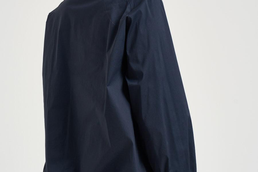 Camicia donna over blu notte L6SK18 N08 LIVIANA CONTI 