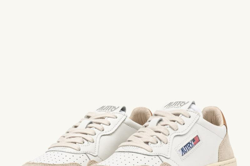 Sneakers donna Medalist panna, beige e cammello AULW LS02 AUTRY 