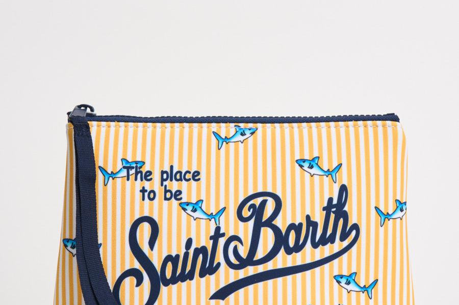 Pochette donna Aline a righe in fantasia squalo ALINE 02106L MC2 SAINT BARTH 