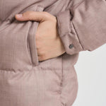 Piumino uomo trapuntato beige MAIERPCKFLANEL 11BEIGE MC2 SAINT BARTH 