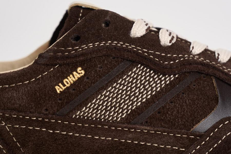 Sneakers donna in suede marrone S100471 52 ALOHAS 