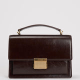 Borsa donna Venezia bag in pelle laminata testa di moro GWA00467 A00074955357 GOLDEN GOOSE 