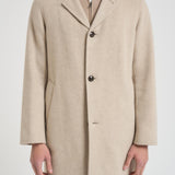 Cappotto uomo monopetto midi beige F09MUC952D 33023 MONTECORE 