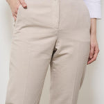 Pantaloni donna a sigaretta beige 176832 D6207401 INCOTEX 