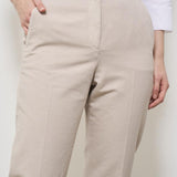 Pantaloni donna a sigaretta beige 176832 D6207401 INCOTEX 